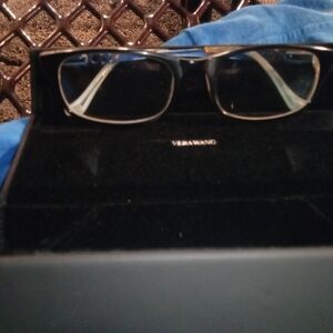 Vera Wang Elegant Black and Gold Glasses